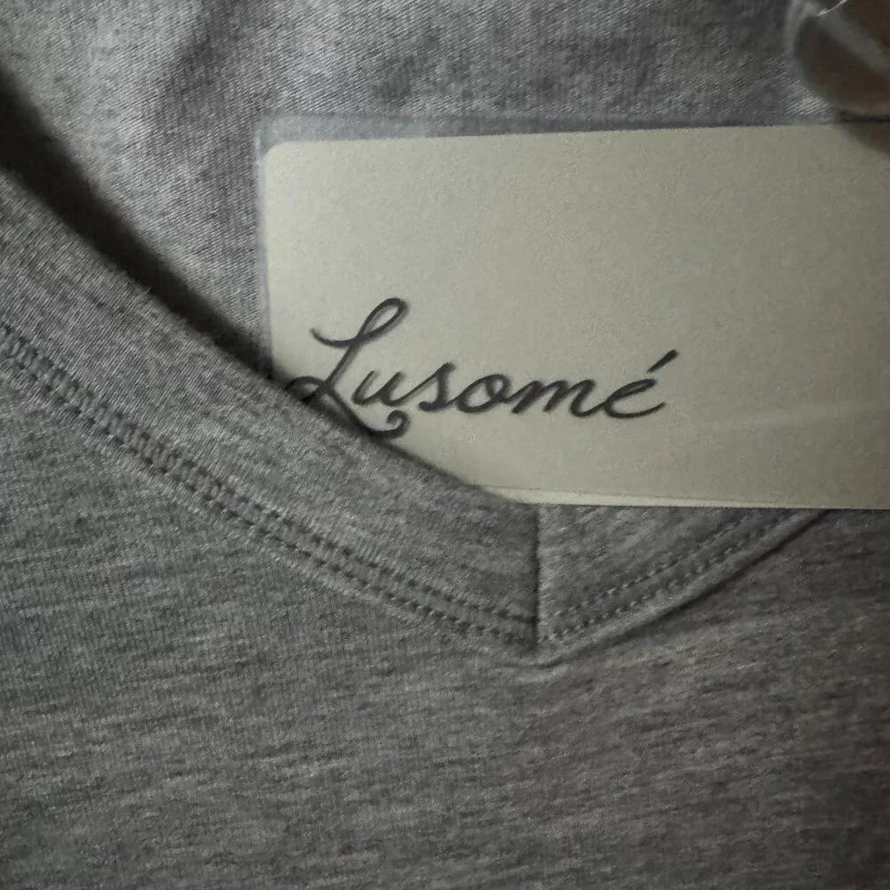 Lusome' Large Gray Sleep Shirt - Picture 4 of 4